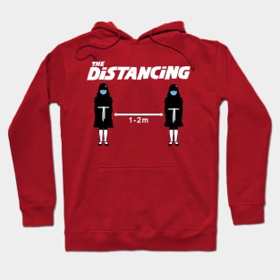 Funny Retro Horror Movie Social Distancing Quarantine Meme Hoodie